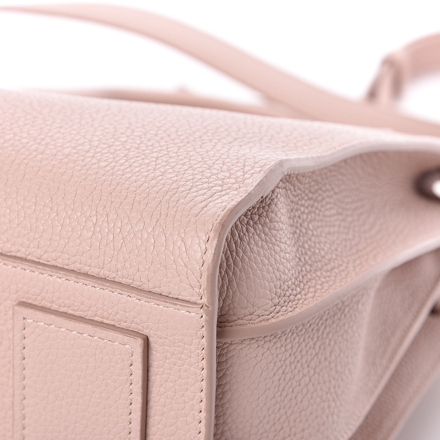 Grained Calfskin Small Supple Sac De Jour Rose