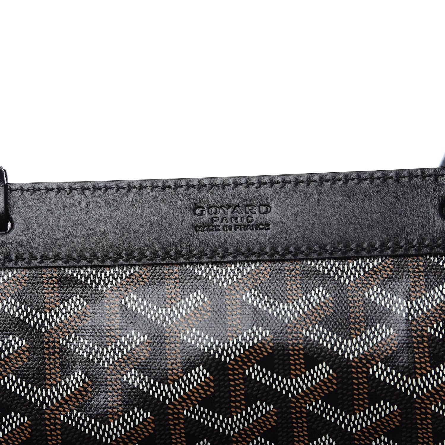Goyard Calfskin Bellechasse PM Tote Black 5 of 10