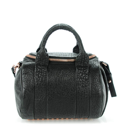 Alexander Wang Pebbled Lambskin Rockie Black Rose Gold Hardware 1 of 8