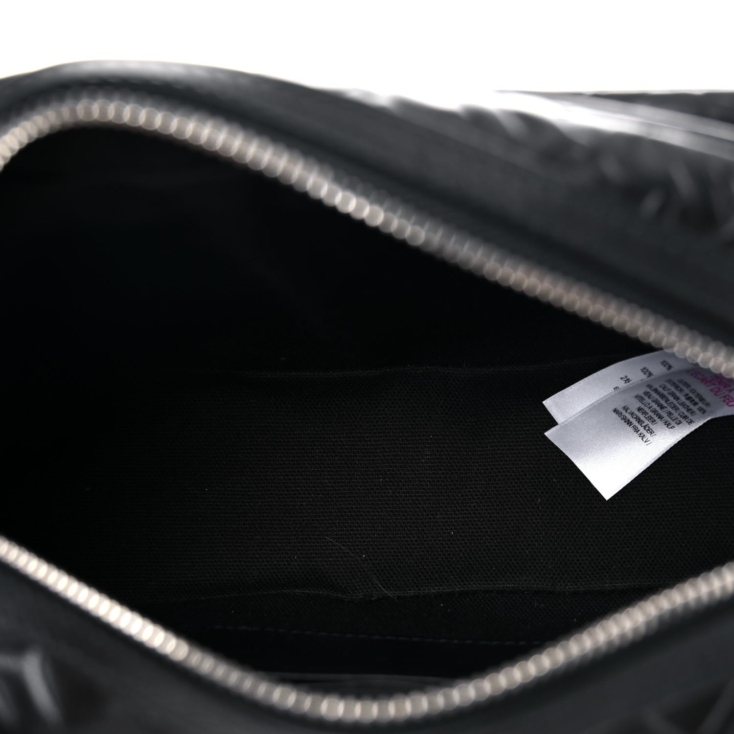 Burberry Calfskin Embossed Monogram Small Camera Bag Black 5 of 9