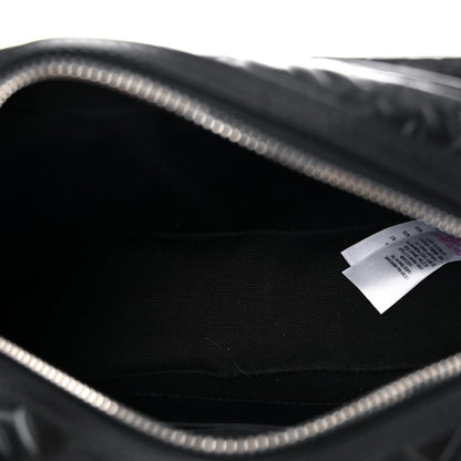 Burberry Calfskin Embossed Monogram Small Camera Bag Black 5 of 9