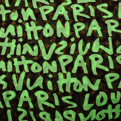 Louis Vuitton Cotton Graffiti Green 3 of 4