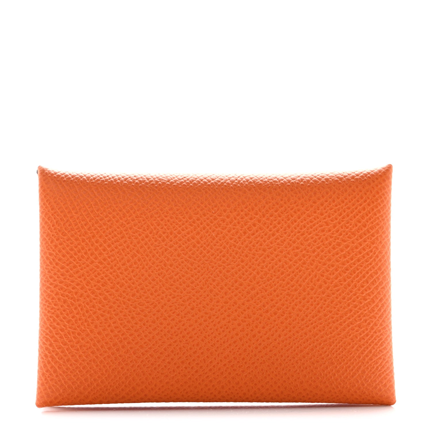 Hermes Epsom Calvi Card Case Feu 1 of 8