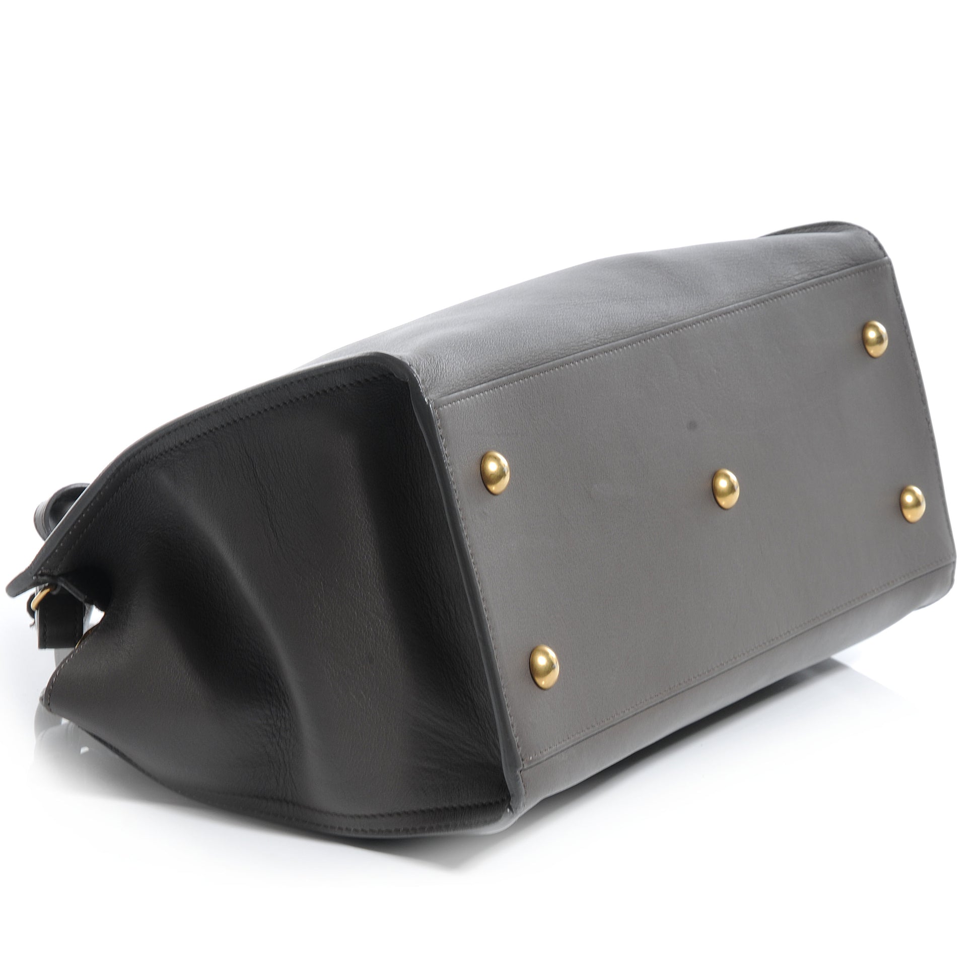 Saint Laurent Leather Small Classic Y Cabas Grey 4 of 7