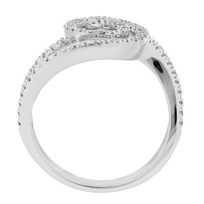 Parker & West by FASHIONPHILE 18K White Gold Diamond 1.20ctw Swirl Ring  61 9.5 5 of 8
