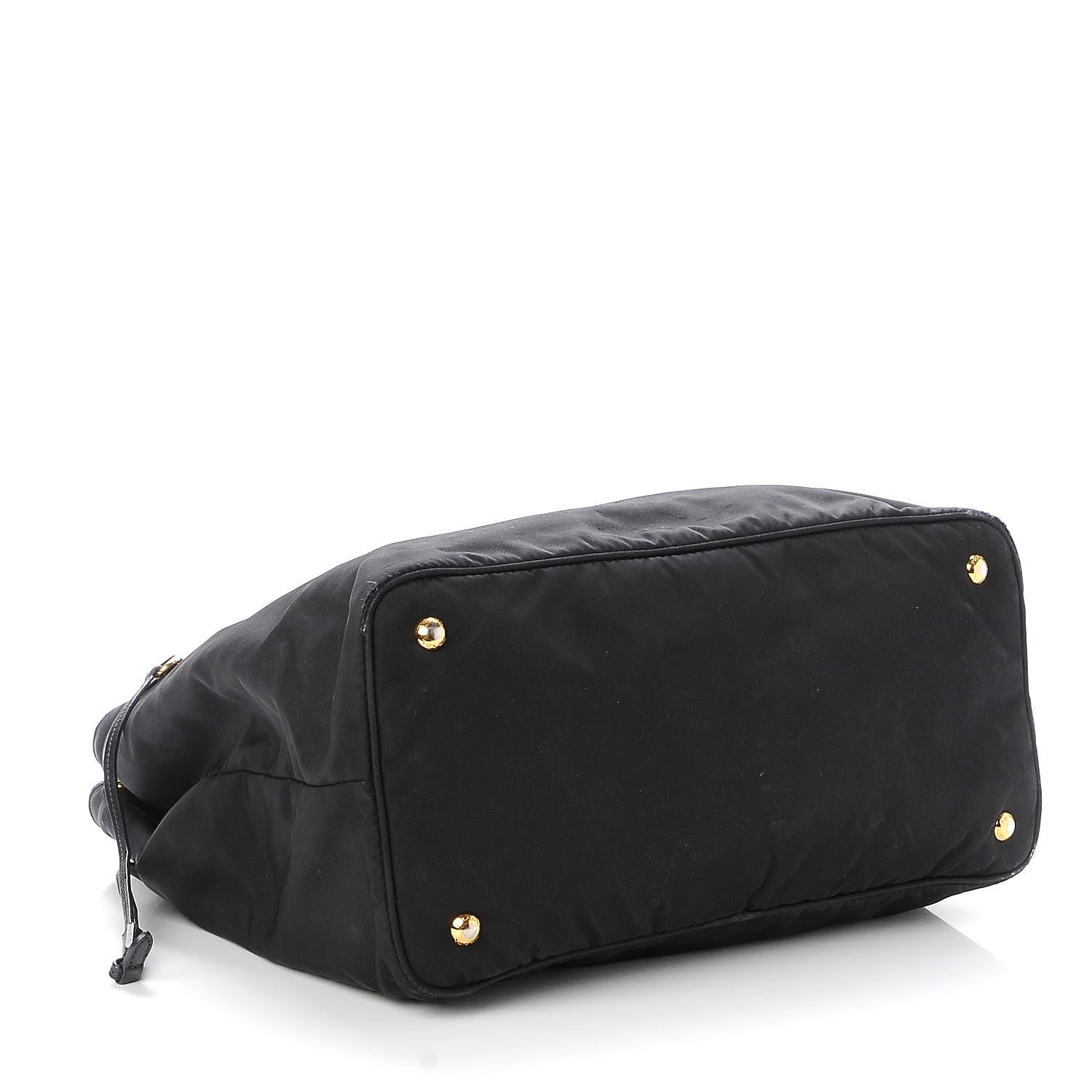 Prada Saffiano Tessuto Nylon Tote Nero Black 4 of 7