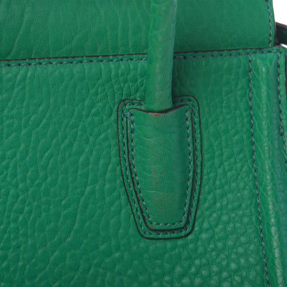 MCM Calfskin Small Kathy Tote Green 8 of 14