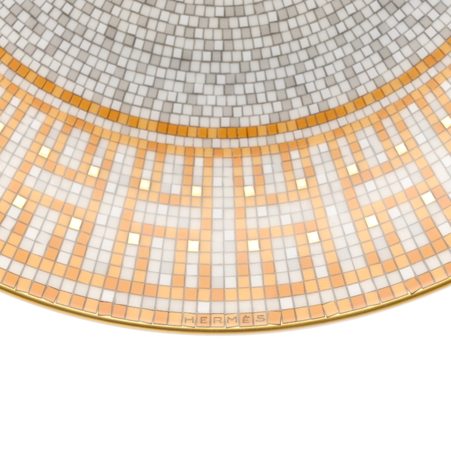 Hermes Porcelain Mosaique au 24 Dessert Plate Set of 2 5 of 6