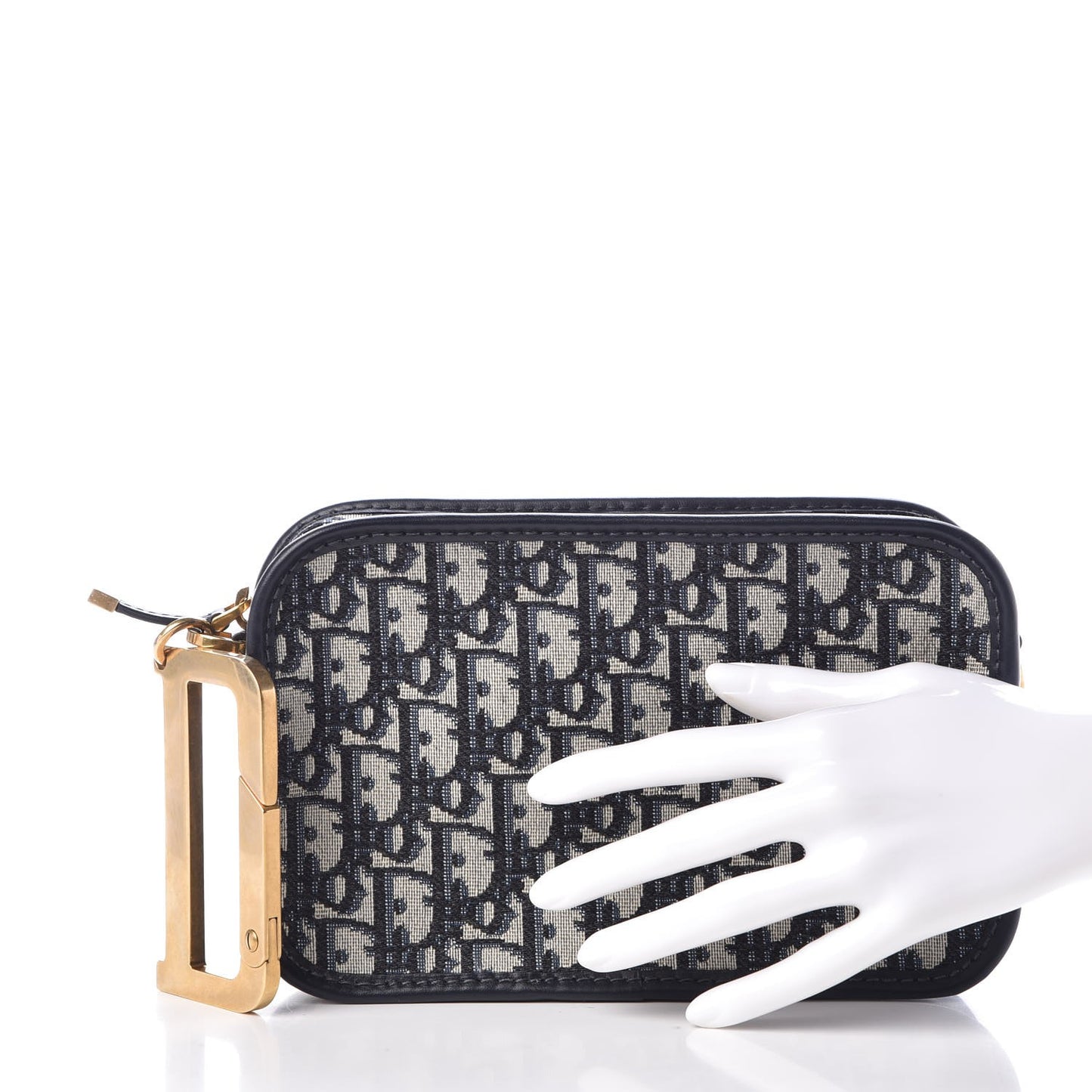 Oblique Diorquake Clutch Blue