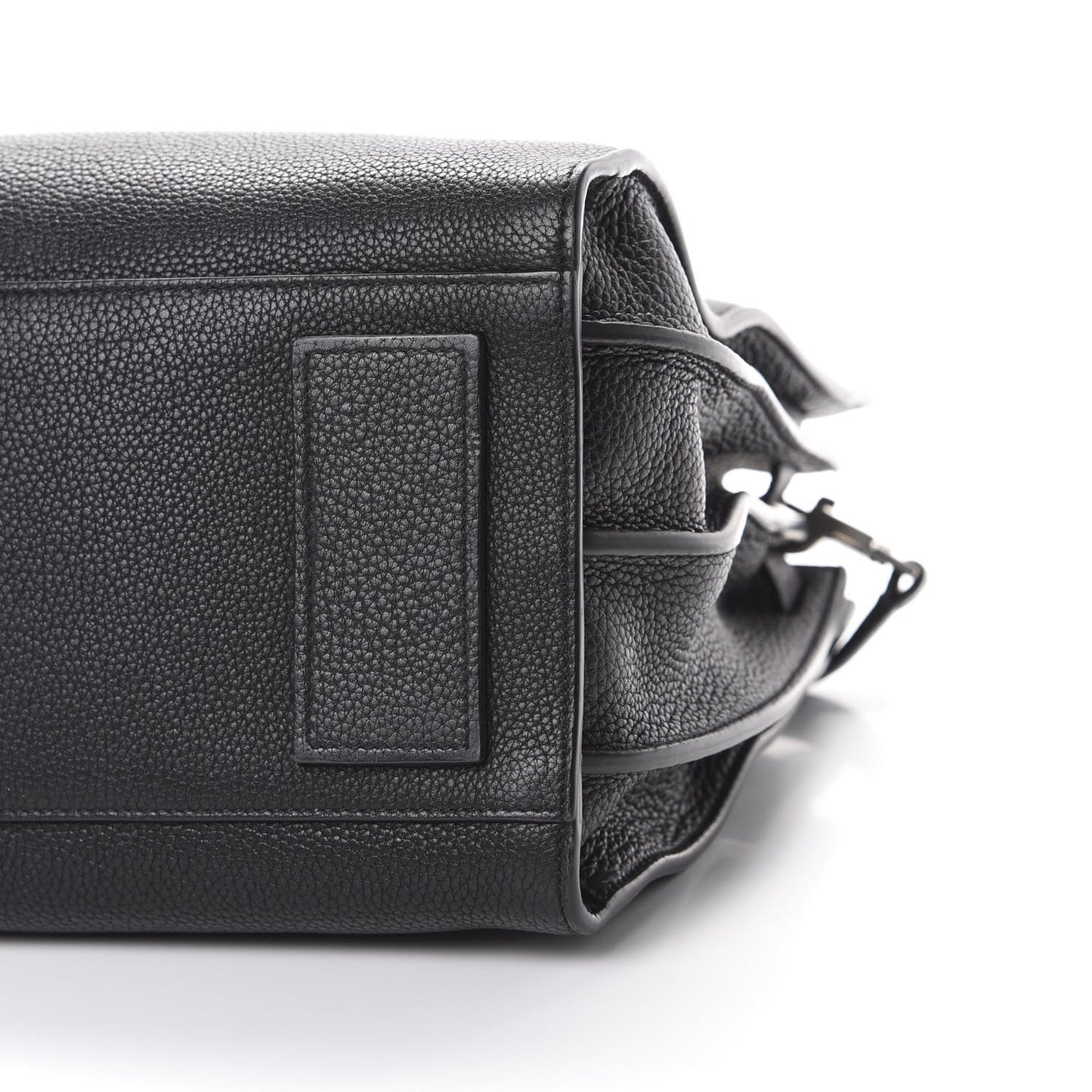 Grained Calfskin Small Supple Sac De Jour Black