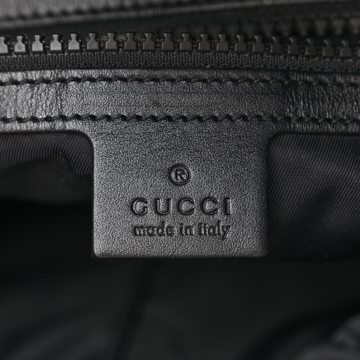 Techno Canvas Web L'Aveugle Par Amour Embroidered Double Buckle Backpack Black
