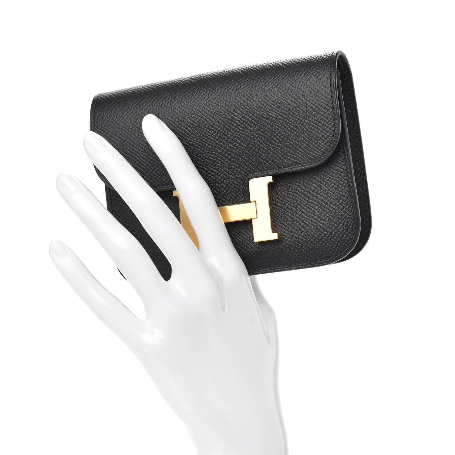 Hermes Epsom Constance Slim Wallet Black 2 of 8