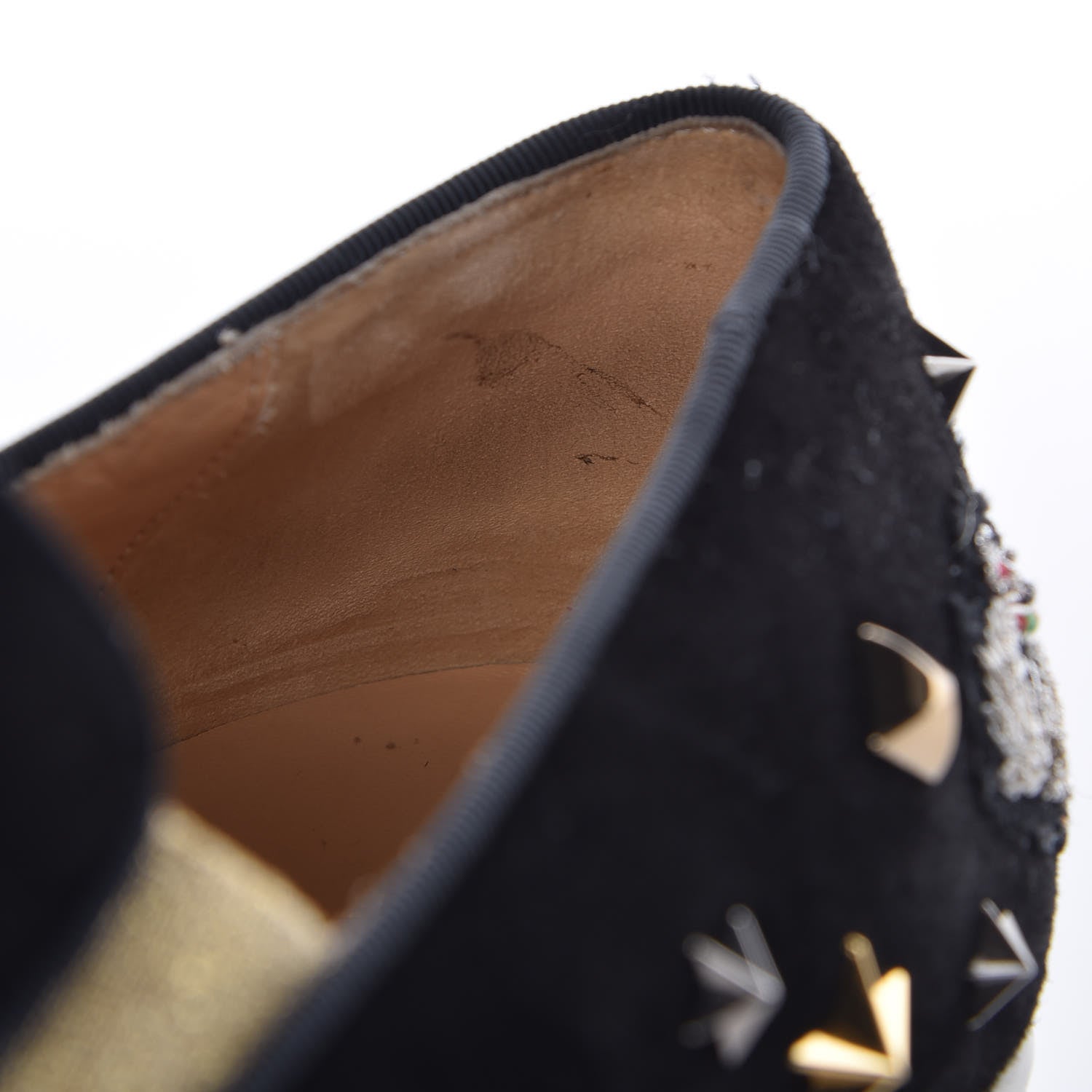 Christian Louboutin Veau Velours Mens Mister Academy Flat 45.5 Black 13 of 14