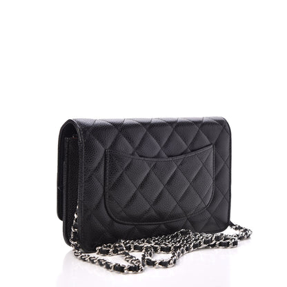 Chanel Caviar Quilted Wallet On Chain WOC Black 3 of 9
