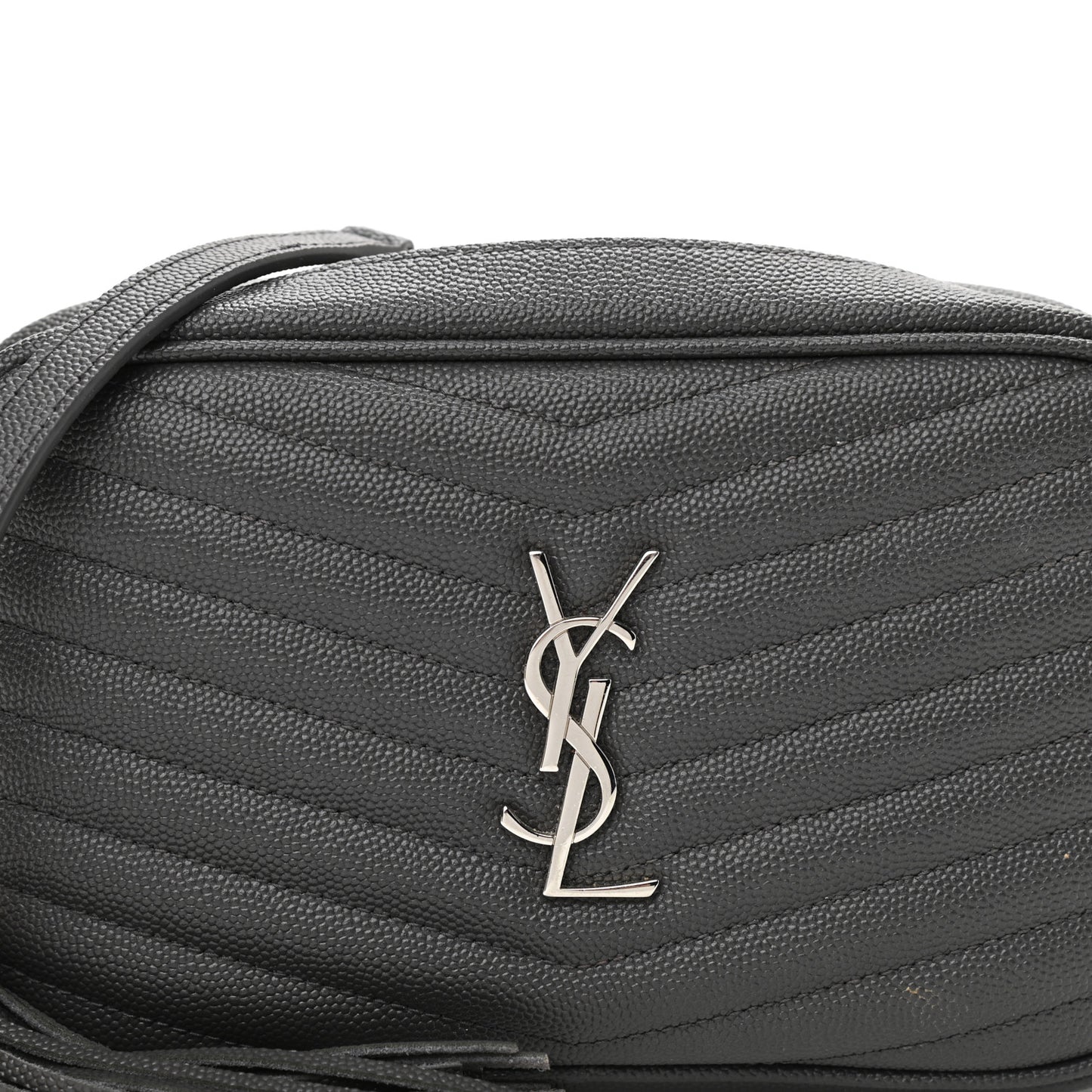 Grain De Poudre Matelasse Monogram Mini Lou Camera Bag Asphalt