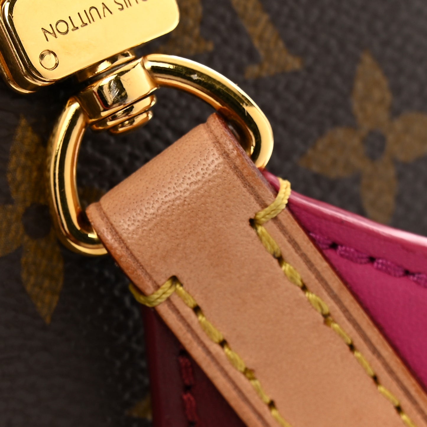 Monogram Cluny BB Bordeaux Fuchsia