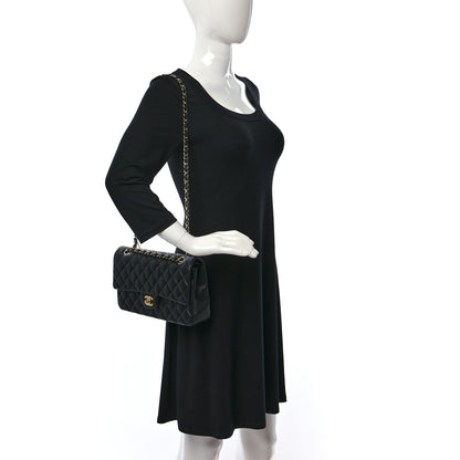 Chanel Lambskin Quilted Medium Double Flap Black 2 of 8