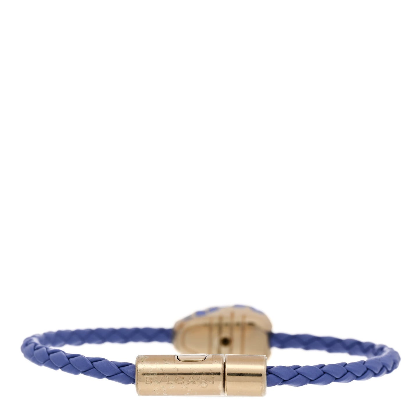 Calfskin Braided Serpenti Forever ABU Bracelet Lavender Amethyst