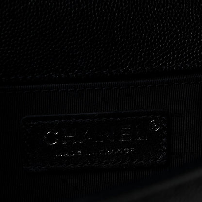 Chanel Caviar Quilted Medium Boy Flap Black 6 of 12
