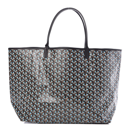 Goyard Goyardine Saint Louis Claire Voie GM Black Blue 3 of 11
