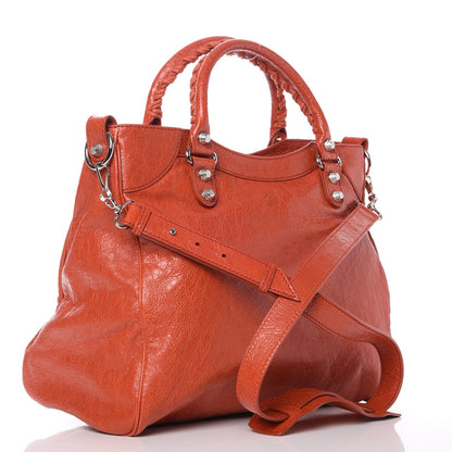 Balenciaga Agneau Giant 12 Silver Hardware Velo Rouge Ambre 3 of 9