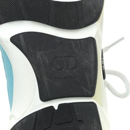 Christian Dior Technical Mesh Calfskin Mens B22 Sneakers 43 White Blue Grey 11 of 20