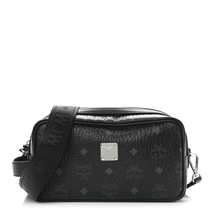 MCM Visetos Camera Crossbody Bag Black 1 of 9