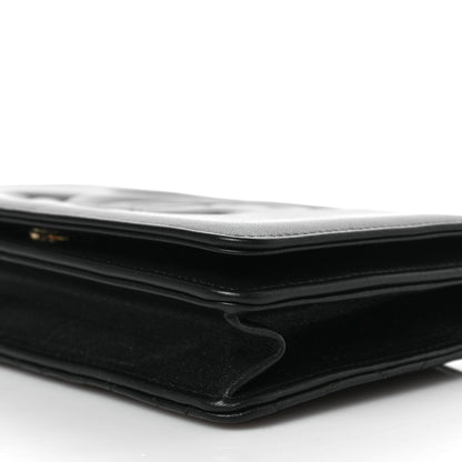 Chanel Lambskin Quilted Timeless CC Wallet On Chain WOC Black 10 of 10