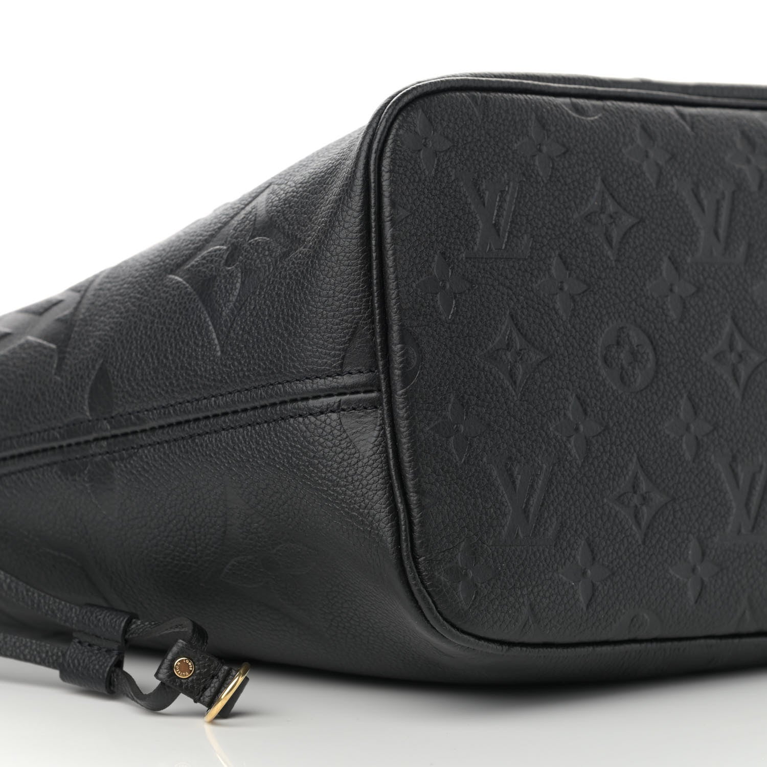 Louis Vuitton Empreinte Monogram Giant Neverfull MM Black 9 of 10