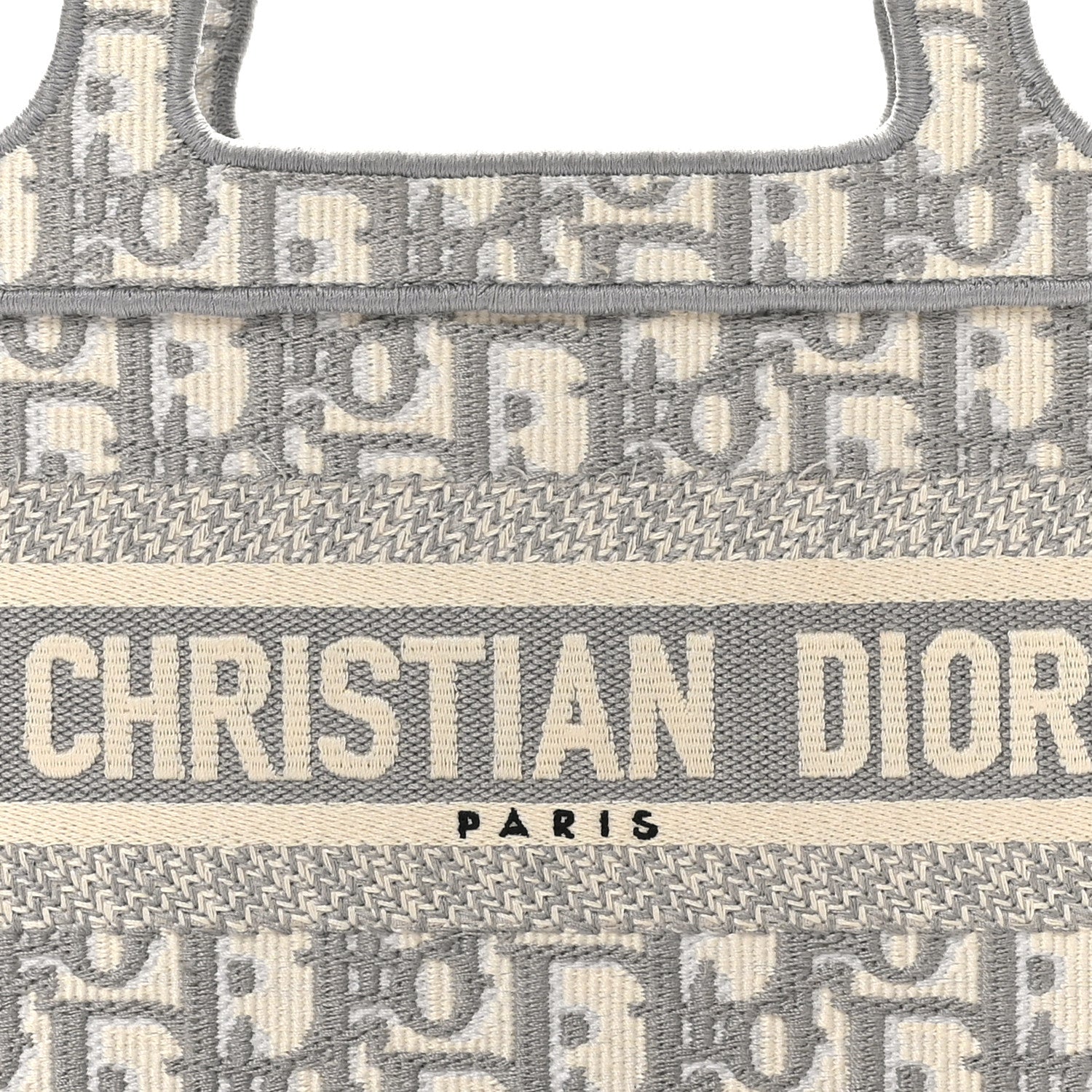 Christian Dior Oblique Mini Book Tote Grey Multicolor 8 of 11