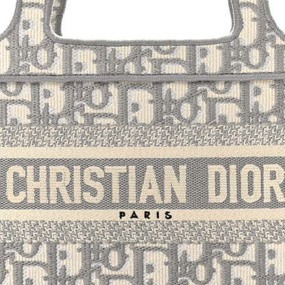 Christian Dior Oblique Mini Book Tote Grey Multicolor 8 of 11