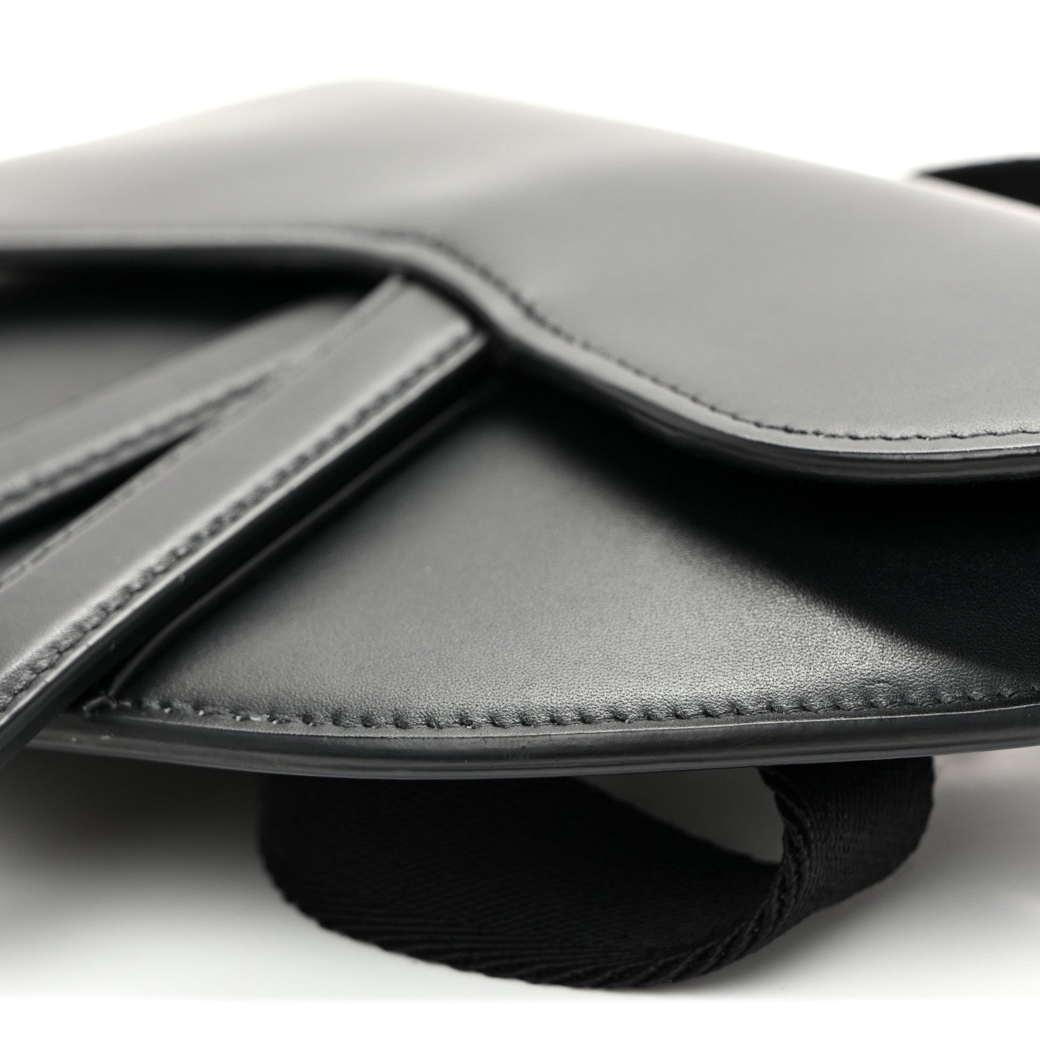 Christian Dior Calfskin Saddle Belt Bag Black 9 of 9