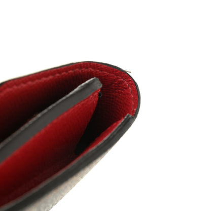 Louis Vuitton Damier Ebene Emilie Wallet Red 10 of 10