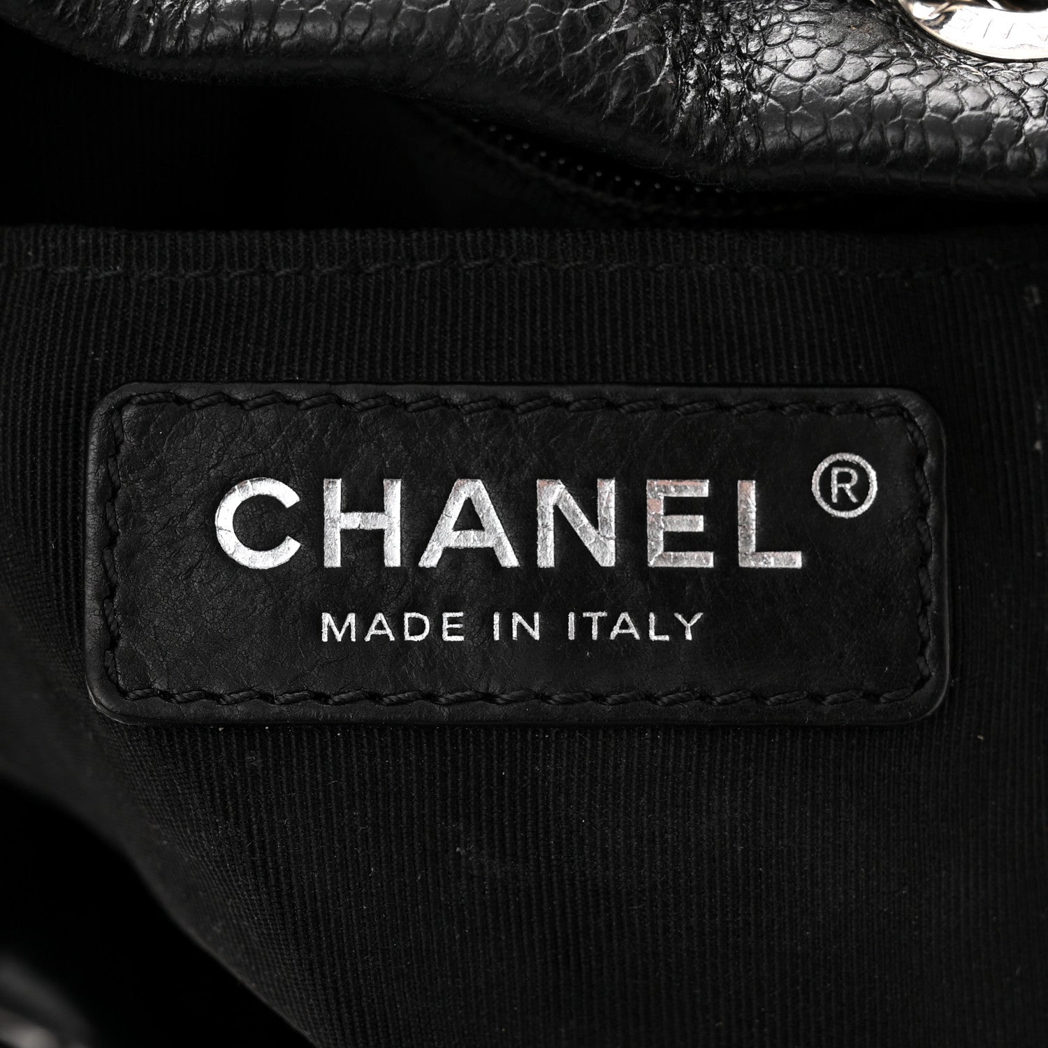 Chanel Caviar Quilted Small Chain Bucket Bag Black 6 of 14