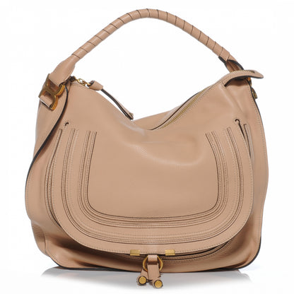 Chloe Calfskin Large Marcie Hobo Nude 1 of 9