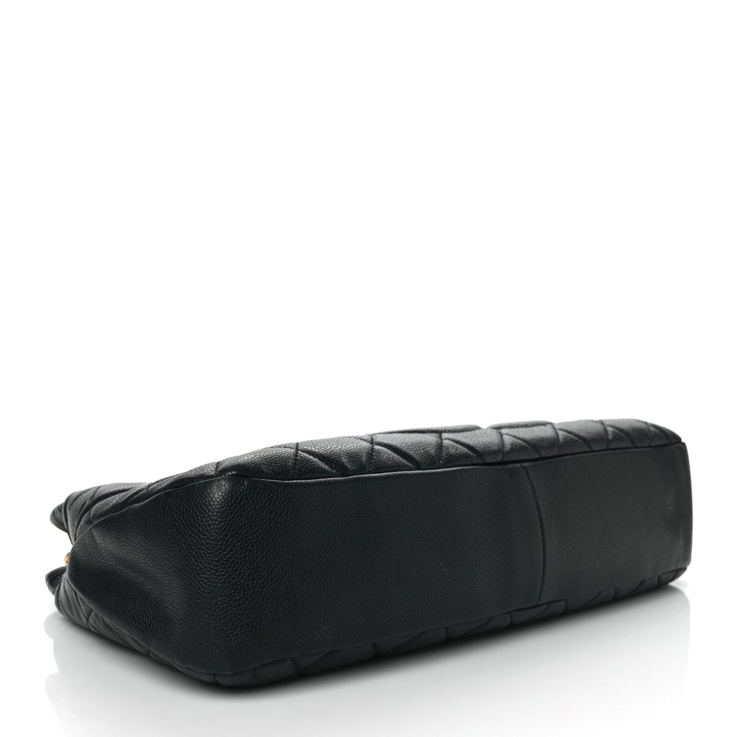 Caviar Quilted Timeless CC Soft Tote Black