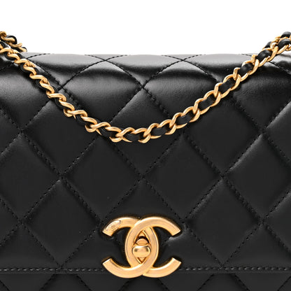 Chanel Calfskin Quilted Perfect Fit Flap Black 7 of 10