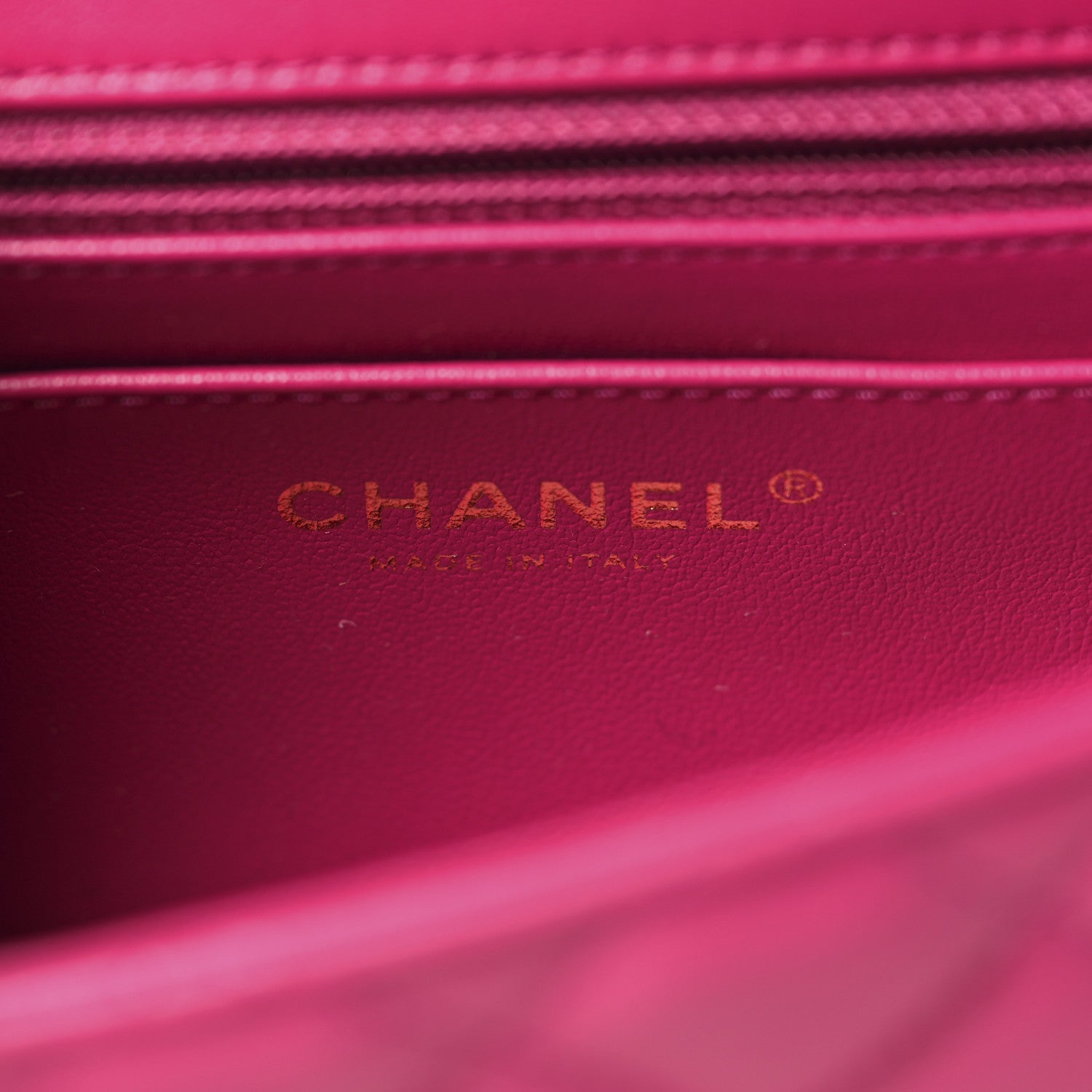 Chanel Lambskin Quilted Mini Crystal Top Handle Rectangular Flap Dark Pink 6 of 10