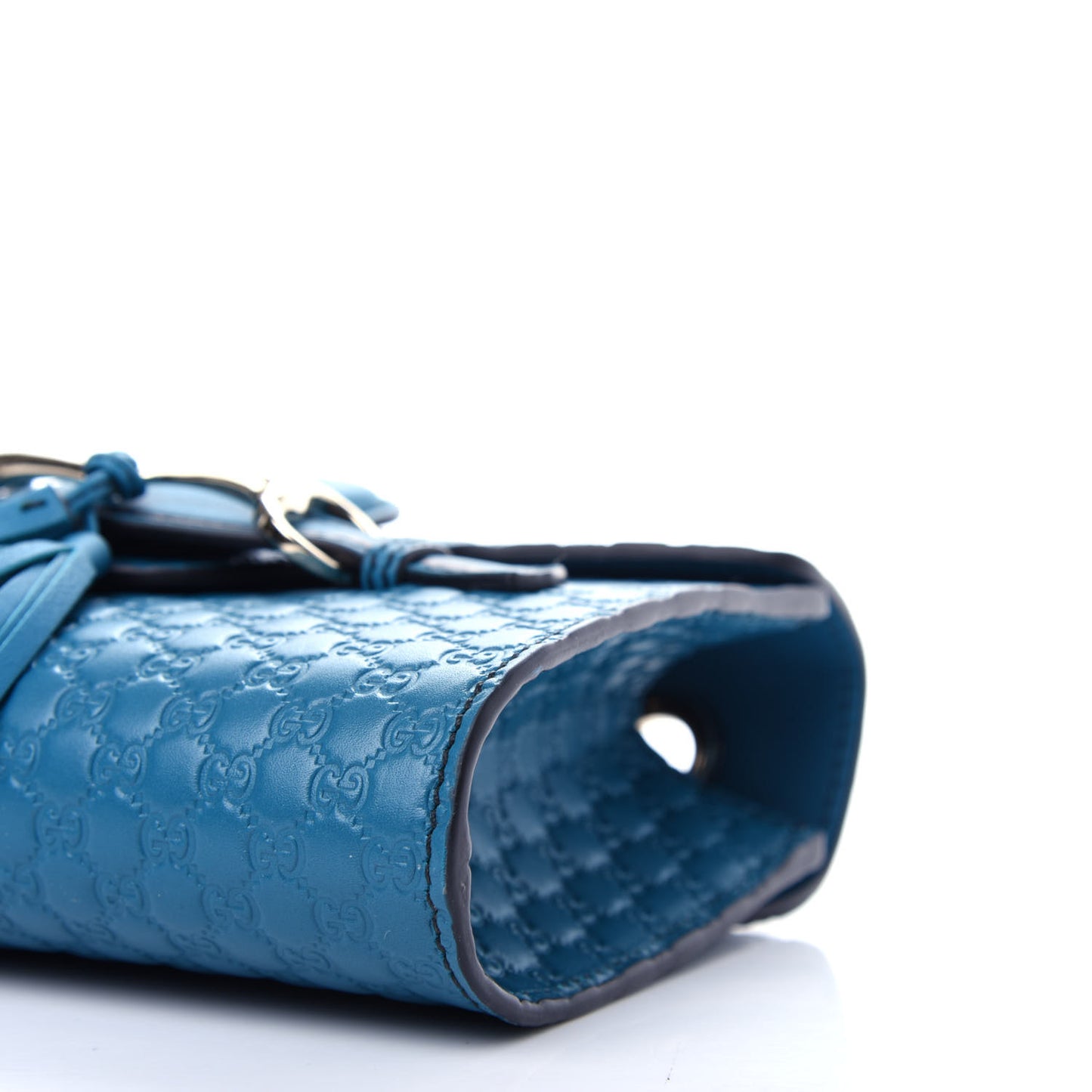 Microguccissima Mini Emily Shoulder Bag Deep Cobalt