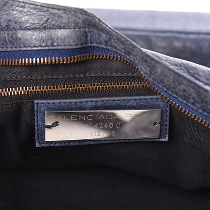 Balenciaga Agneau Classic Hardware City Bleu Roi 6 of 17