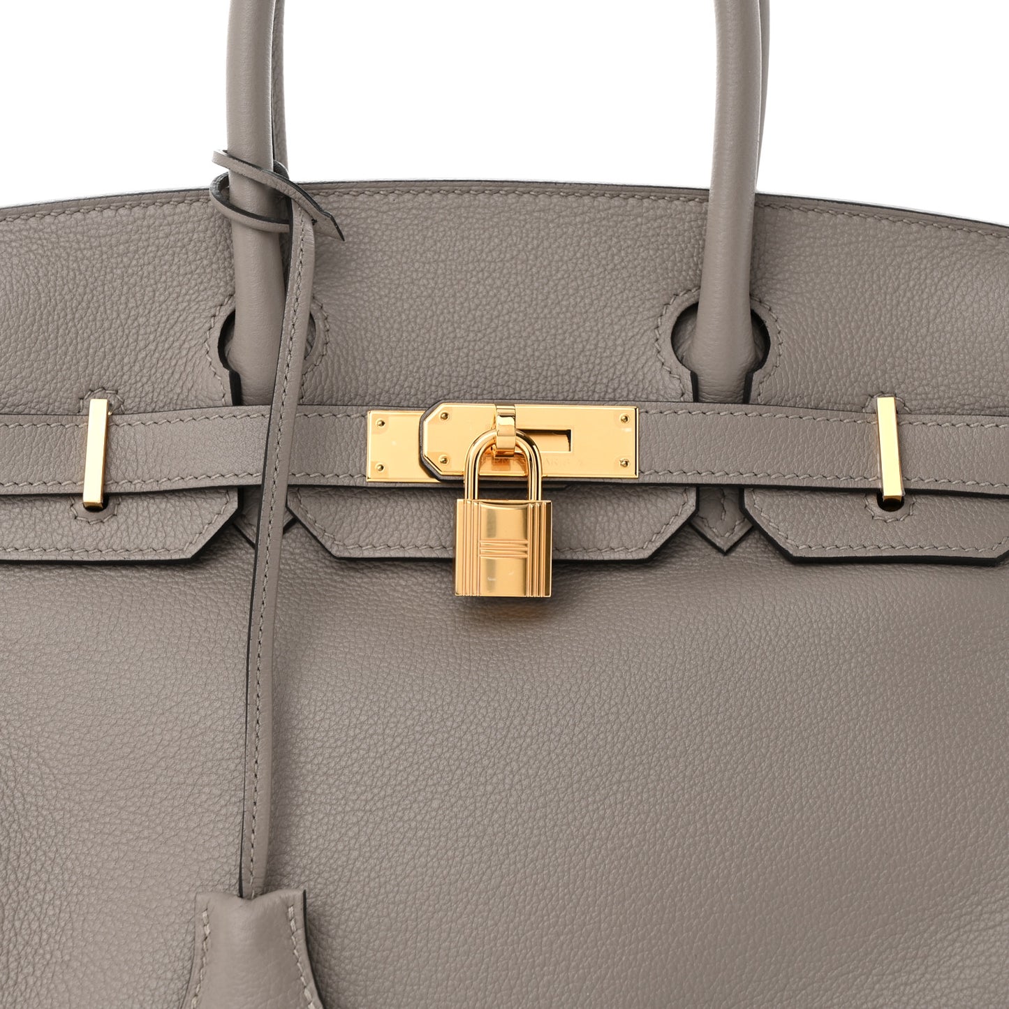Taurillon Novillo Birkin 30 Gris Asphalte