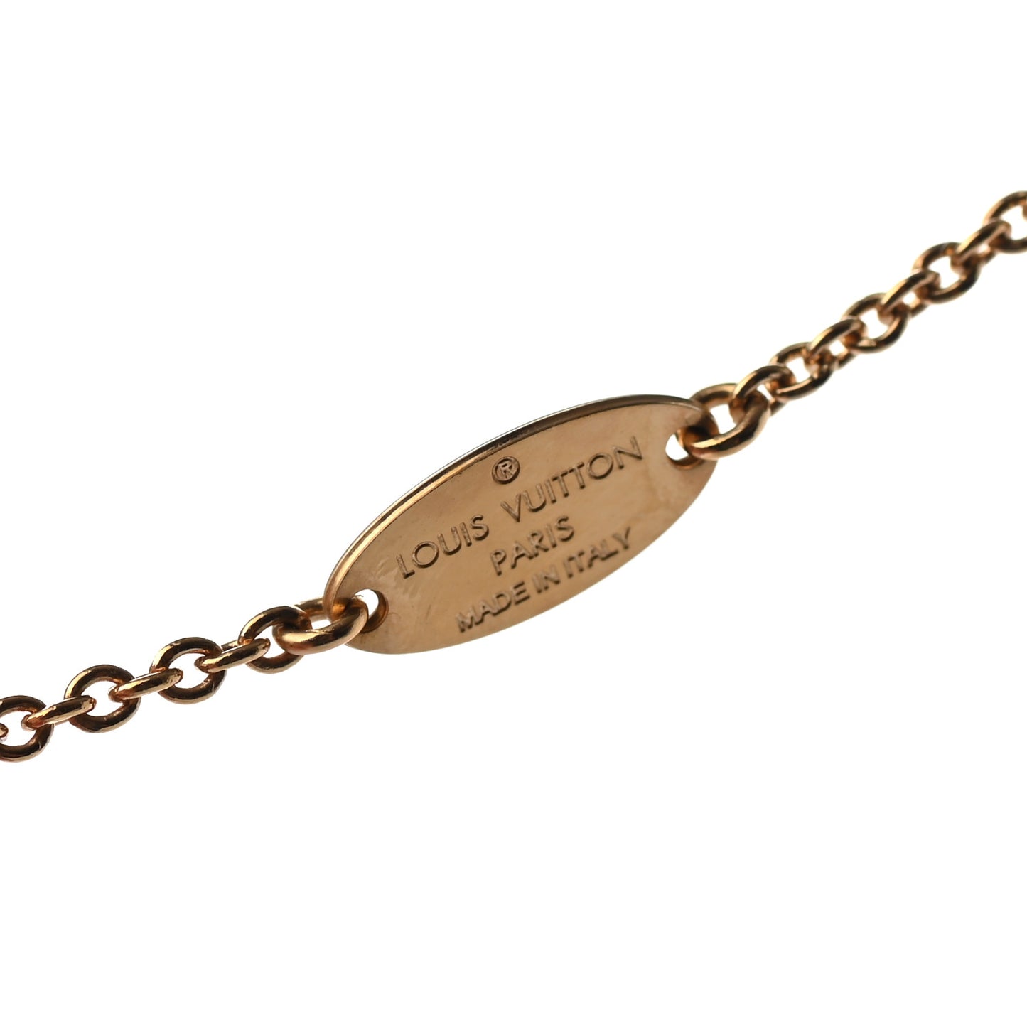 Vuittonite Rat Necklace Gold