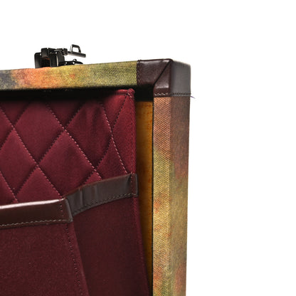 Chanel Washed Toile Graffiti On The Pavements Briefcase Khaki Multicolor 10 of 10