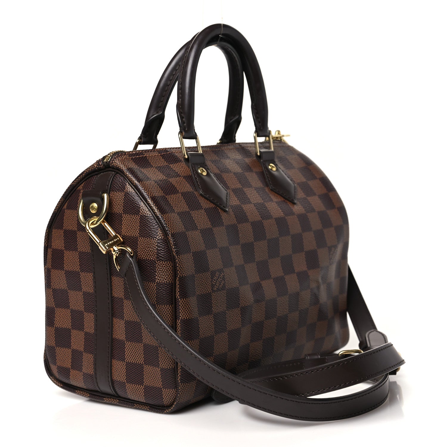 Louis Vuitton Damier Ebene Speedy Bandouliere 25 3 of 10