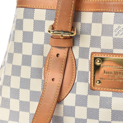 Louis Vuitton Damier Azur Hampstead MM 11 of 14