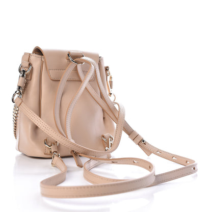 Chloe Calfskin Quilted Mini Faye Backpack Pearl Beige 3 of 10