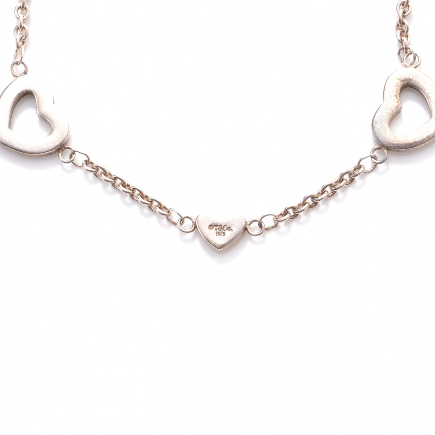 Sterling Silver Heart Toggle Bracelet