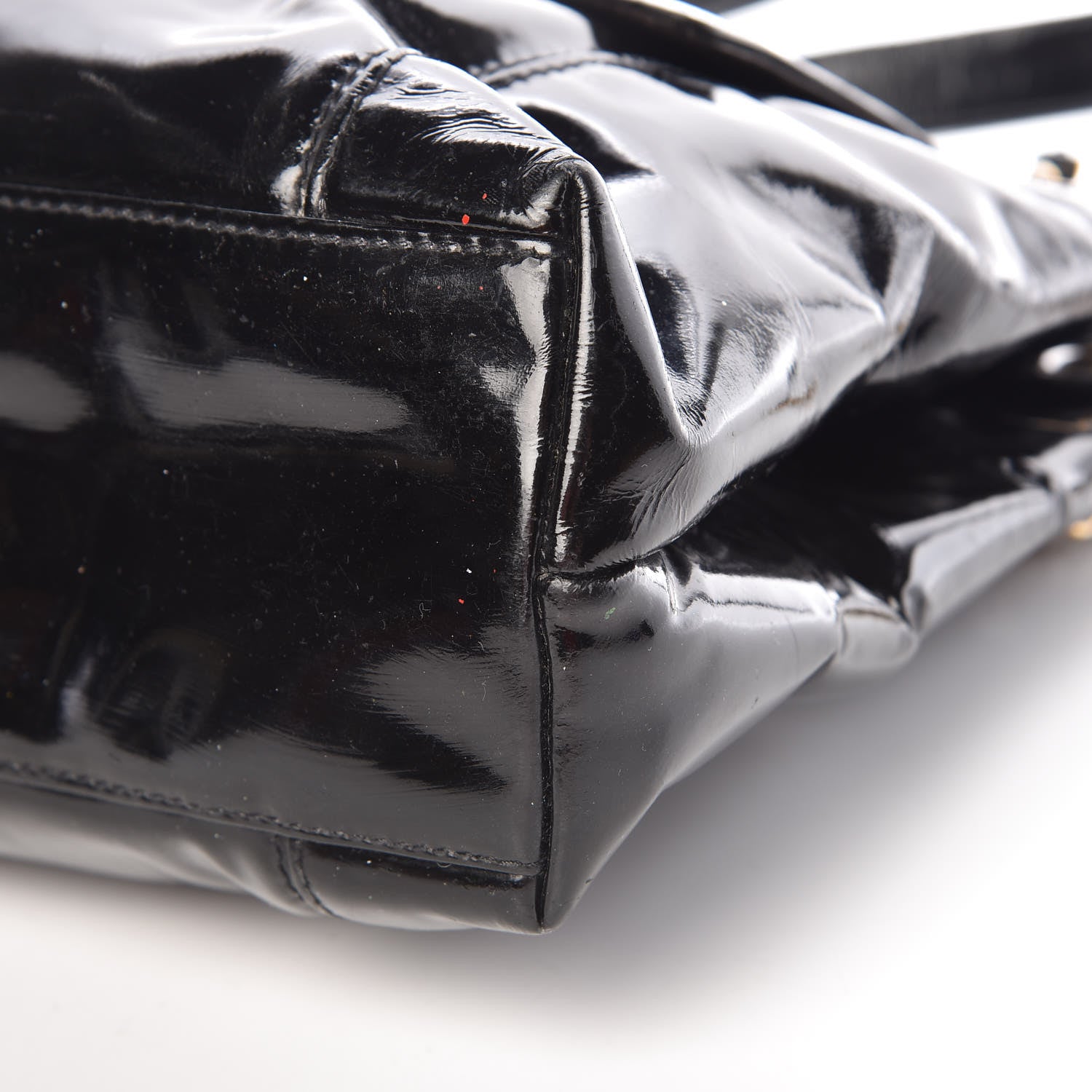 Chanel Patent Flap Shoulder Bag Black 20 of 21