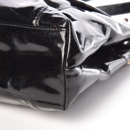 Chanel Patent Flap Shoulder Bag Black 20 of 21