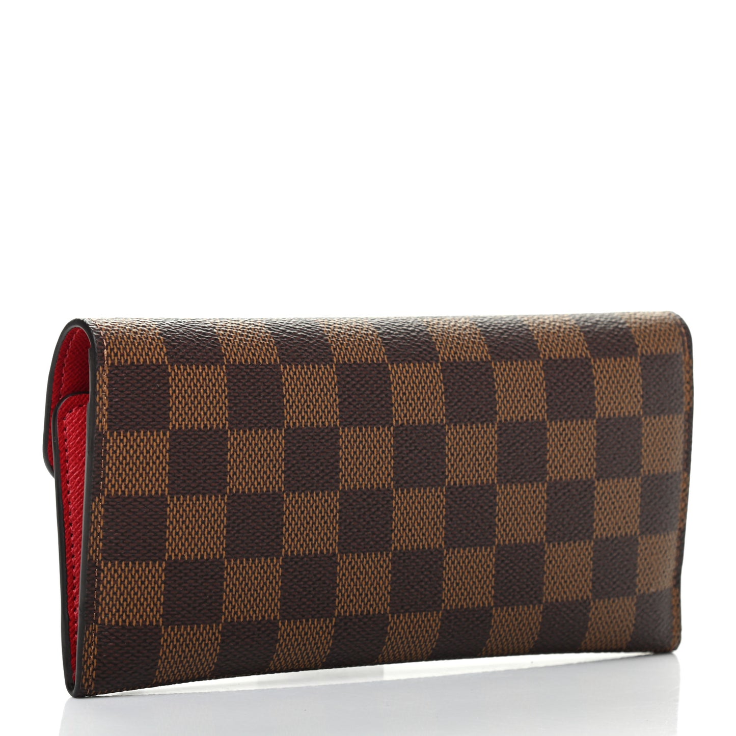 Damier Ebene Josephine Wallet Red